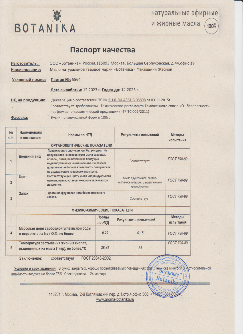 Паспорт №122023